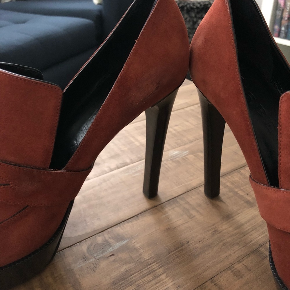 BURBERRY English Heritage Ryfold Platform Pump - Picture 7 of 8